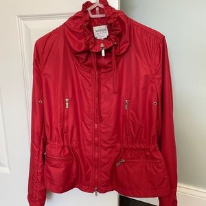 Armani Collezioni red jacket